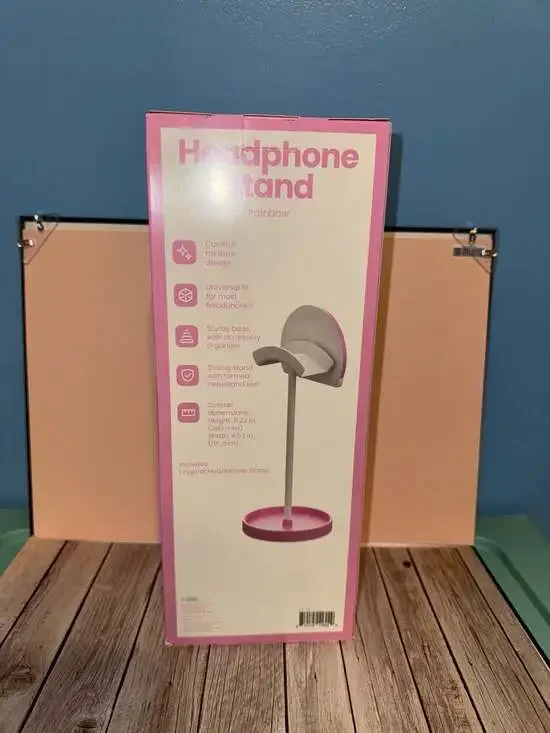 GEMS Rainbow Figural Headphone Stand with Accessory Organizer Base - Picture 2 of 2